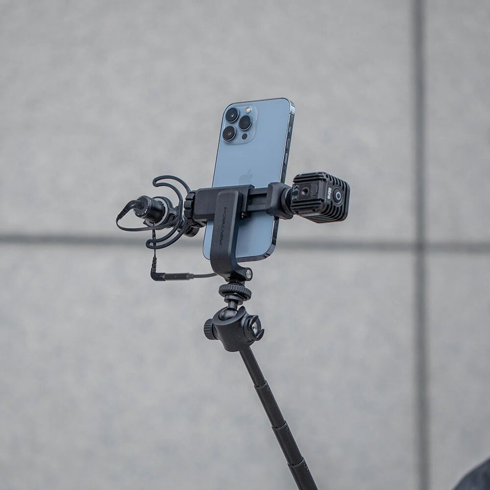 Штатив Pgytech hone Extension Pole Tripod Set с держателем для смартфона (46см/1кг/200г) — фото 4