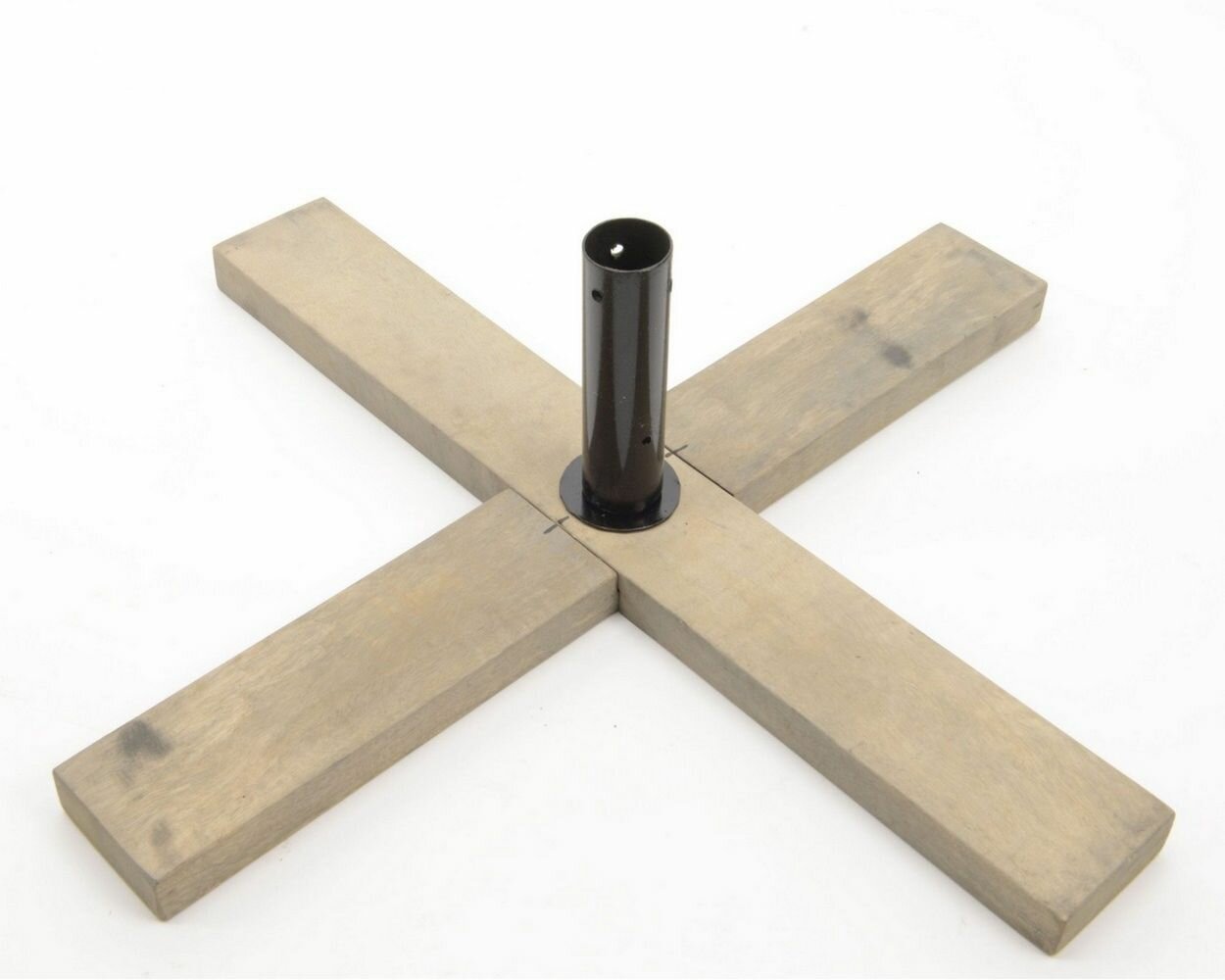 фото Деревянная подставка LIGHT GRAY для искусственной елки высотой 1.5-2.1 м, Kaemingk 685220