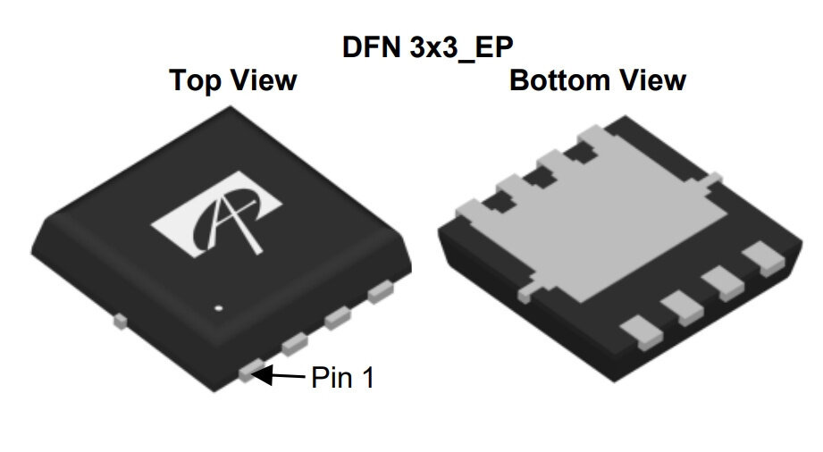 Микросхема AON7403 P-Channel MOSFET 30V 29A DFN3x3EP