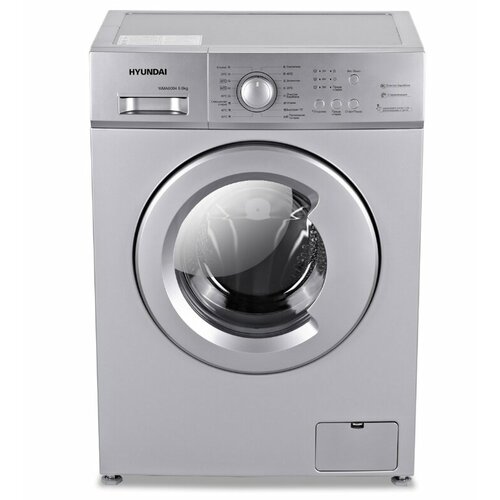 Машина стиральная Hyundai WMA6004 класс A загр фронтальная макс6кг серебристый 3490200₽