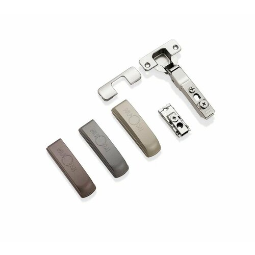 Петля мебельная Nuomi с прямой ответной планкой 105 градусов, Накладная