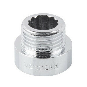Удлинитель латунный внутренняя-наружная 1/2"X10 мм AV ENGINEERING хром (AVE301007)