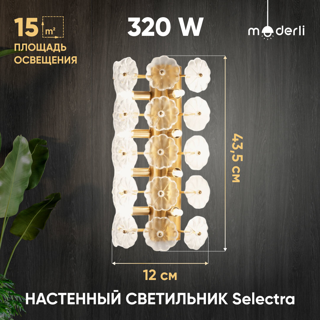 Настенный светильник Moderli Selectra - фото №5