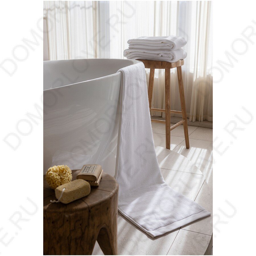 Полотенце банное белого цвета Essential, 70х140 см, Tkano, TK18-BT0015 - фотография № 15