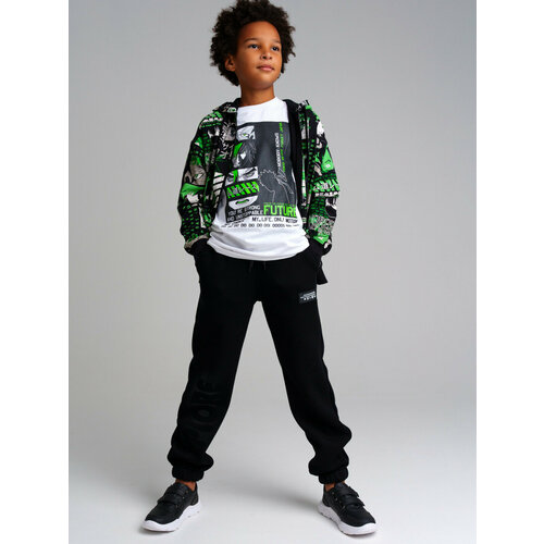 фото Брюки playtoday, размер 170, черный