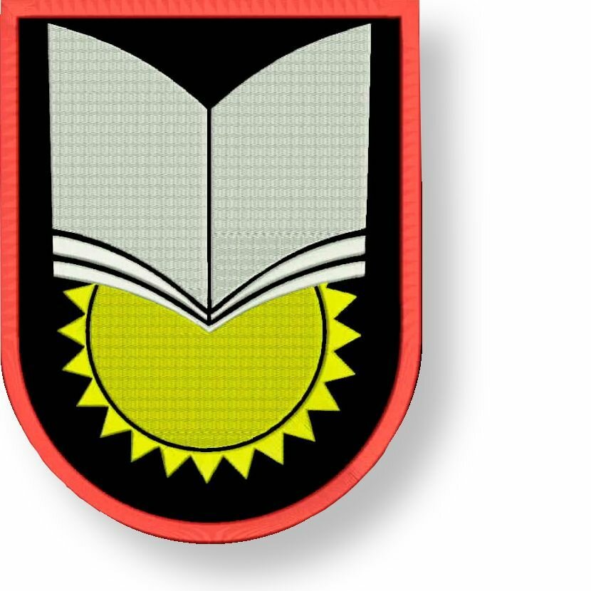 Шеврон школьной формы СССР на липучке, нашивка на одежду 7*9 см, цвет #04. Патч с вышивкой Shevronpogon, Россия