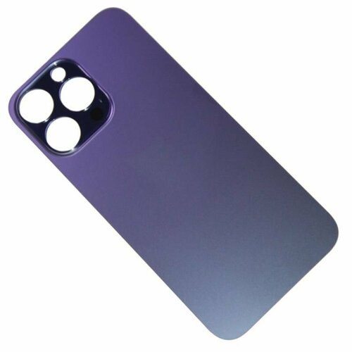 Задняя крышка для iPhone 14 Pro Max (широкий вырез под камеру) <фиолетовый> (OEM)