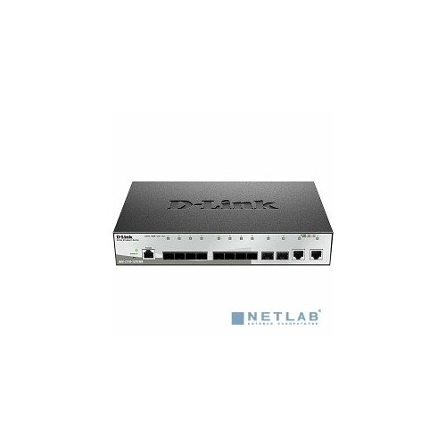 D-Link SMB Сетевое оборудование D-Link DGS-1210-12TSMEB1A Управляемый L2 коммутатор с 10 портами 1000Base-X SFP и 2 портами 101001000Base-T 33454₽