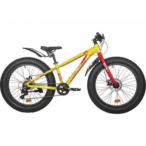 фото Novatrack велосипед novatrack fatbike 24" suv (рама 13", зеленый 24ahd. suv.13gn22)