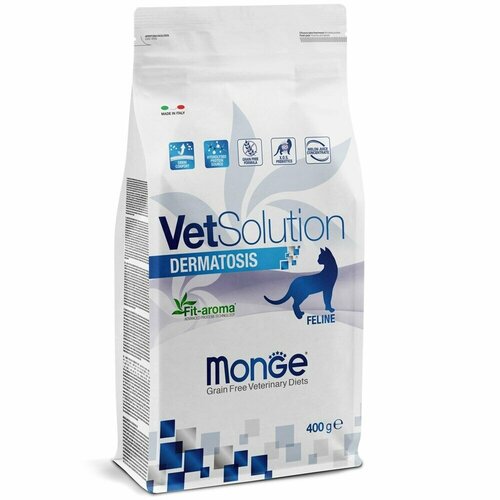 Monge VetSolution Cat Dermatosis диета для кошек Дерматозис 400 г