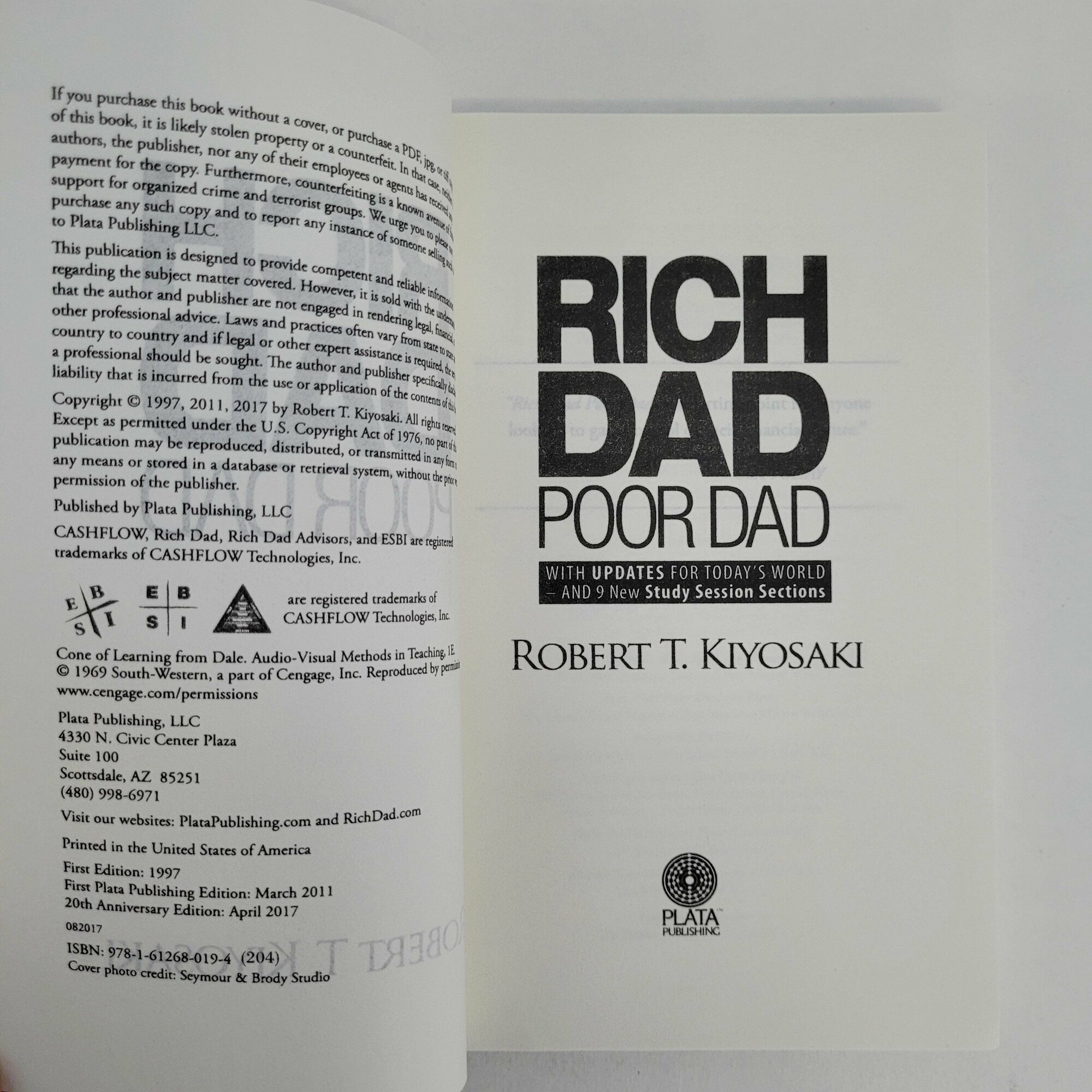 Rich Dad Poor Dad. Robert T. Kiyosaki