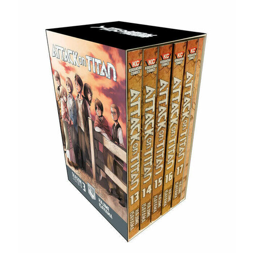 Hajime Isayama. Attack on Titan Season 3 Part 1 Manga Box Set (Hajime Isayama) Атака Титанов Сезон 3 Часть 1 Бокс-сет (Хадзимэ Исаяма) / Книги на