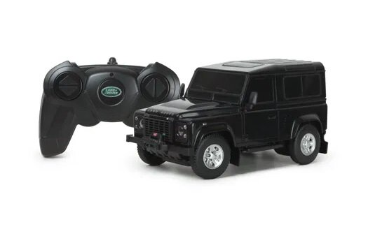 Машинка на радиоуправлении Rastar Land Rover Defender (арт.78500B), 1:24 (16см). Черная