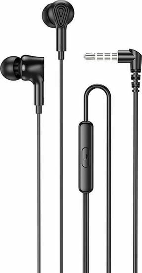 Наушники проводные с микрофоном Hoco M102 Ingenious, MiniJack 3.5мм, 1.2 метра, черный