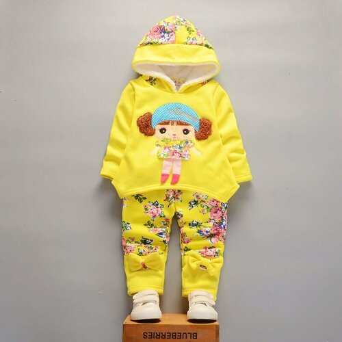 Комплект одежды  , размер 90, желтый