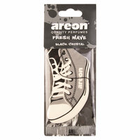 Освежитель подвесной картон AREON JEANS PAPER Black Cristal - наслаждайтесь простым,;
 классическим стилем и современными дизайнерскими  ...