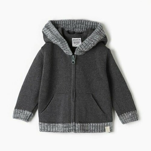 Джемпер, размер 86, серый