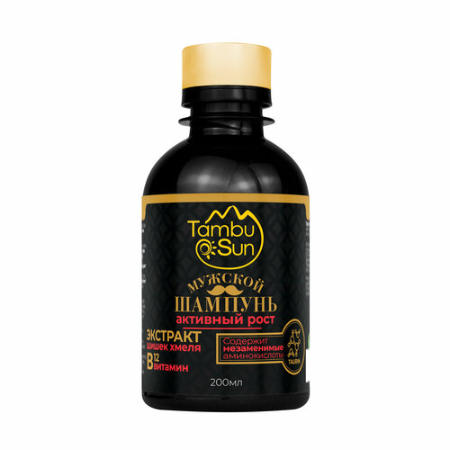 Мужской шампунь Активный рост пластик 200 мл Tambusun 530₽