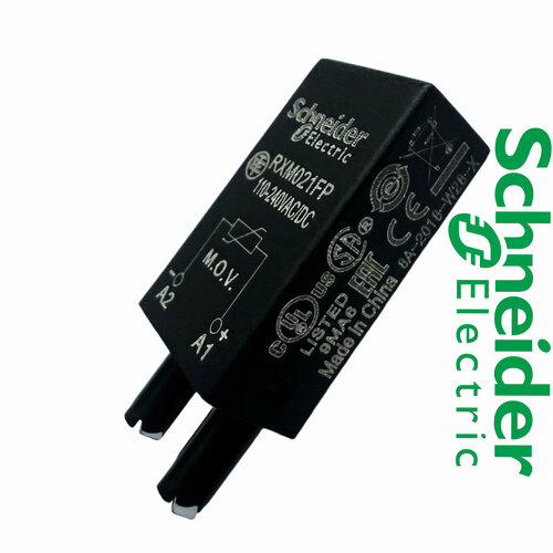 Варистор для промежуточных реле серии RXM Schneider Electric RXM021FP (110.240В AC/DC), 1шт.