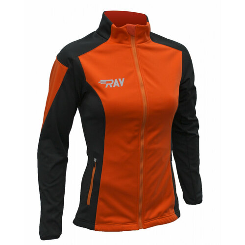 фото Куртка ray, размер 44, оранжевый, черный