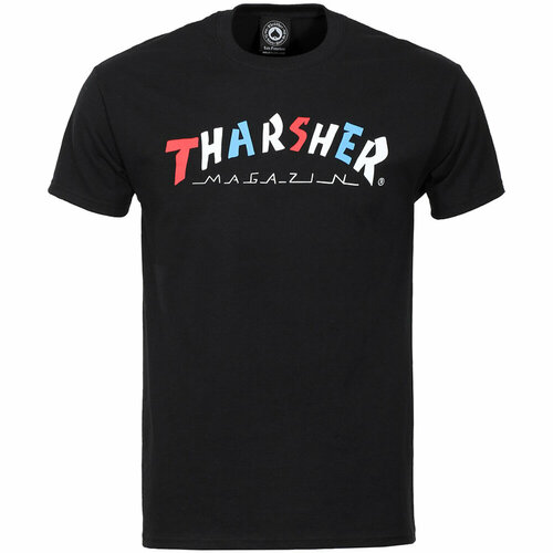 Футболка THRASHER, размер S, черный
