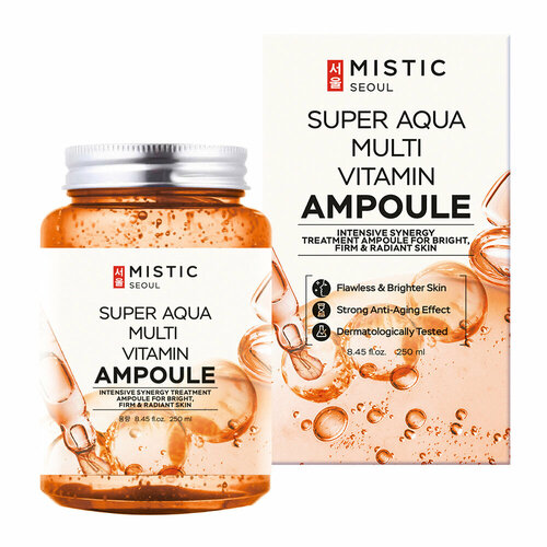 MISTIC SUPER AQUA MULTI VITAMIN AMPOULE Мультивитаминная увлажняющая сыворотка 250мл