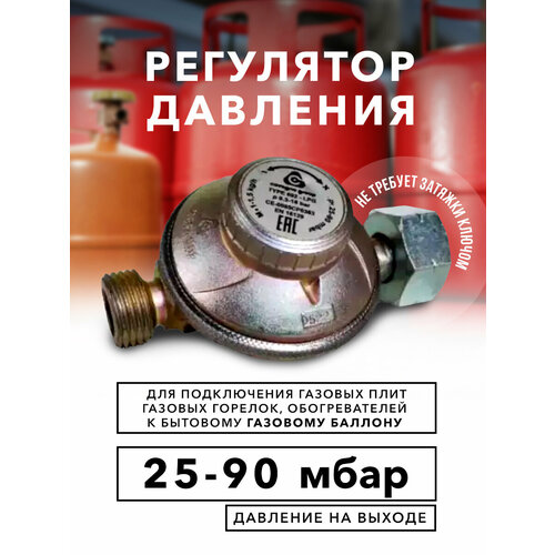 Редуктор для баллона Cavagna Group с регулировкой давления 2590мбар Тип 692 15кгч резьба 12 1350₽