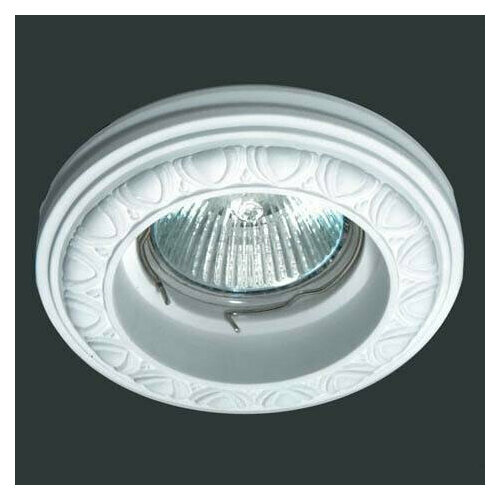 Donolux Светильник встраиваемый гипсовый белый D 90 H 15 мм галог лампа MR16 GU53 1978₽