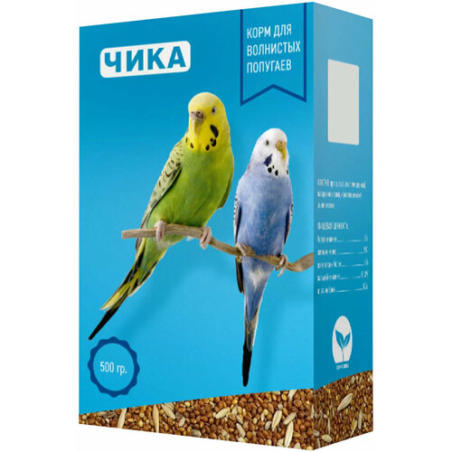 Чика корм для волнистых попугаев витаминизированный (500 гр х 2 шт) rio budgies корм для волнистых попугаев 500 гр х 10 шт