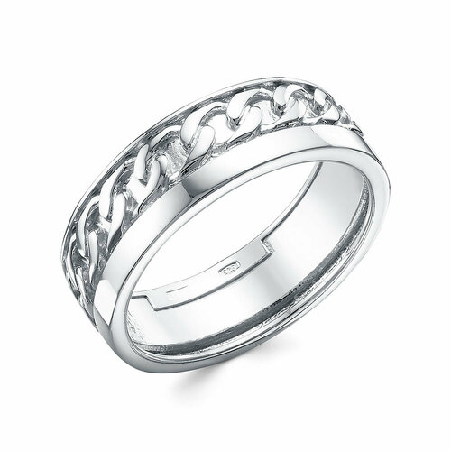 кольцо sokolov серебро 925 проба размер 19 белый Кольцо Яхонт, серебро, 925 проба, размер 19
