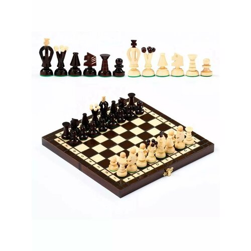 Шахматы Королевские 28 х 28 см король h-6 см пешка h-3 4302₽