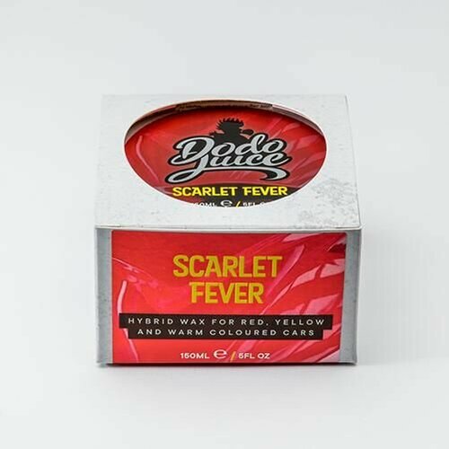 Высокоэффективный гибридный воск для автомобилей красных и желтых цветов Dodo Juice Scarlet Fever 150 мл 7980₽