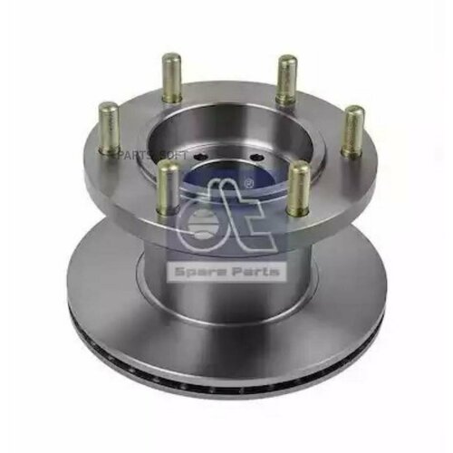 DT SPARE PARTS 736017 Диск тормозной передний вентилируемый 24660₽