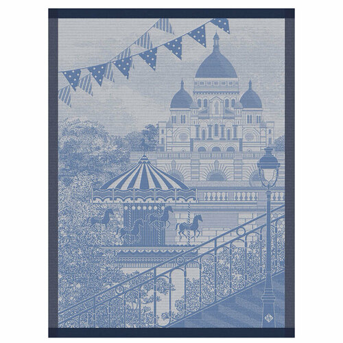Полотенце кухонное Jacquard Francais Promenade Parisienne Blue 60x80 см 4000₽
