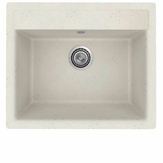 Мойка для кухни врезная SURAGRAN STANDART ST-5649 цвет белый камень