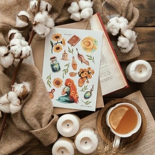 Стикерпак Подсолнухи А5 480₽