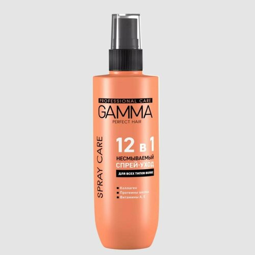 Спрей-уход для волос GAMMA Perfect Hair Несмываемый, 12 в 1, 190 мл