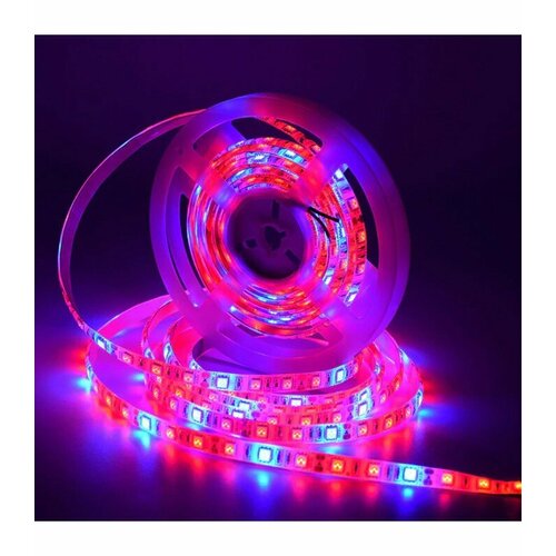 Фито лента для растений 12 В 3 красных 1 синий IP65 c DC разъемом Катушка 5 метров 4600₽