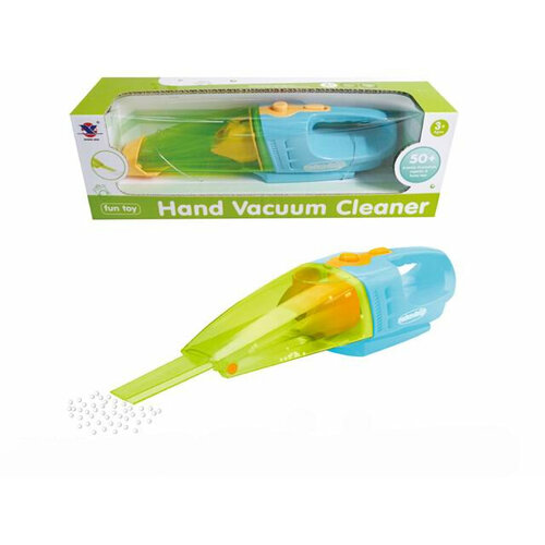 Игрушка пластиковая. ручной ПЫЛЕСОС-1(26,5*7см*7,5см, свет, бат.2*АА не в комл.) (Арт. 1955173)