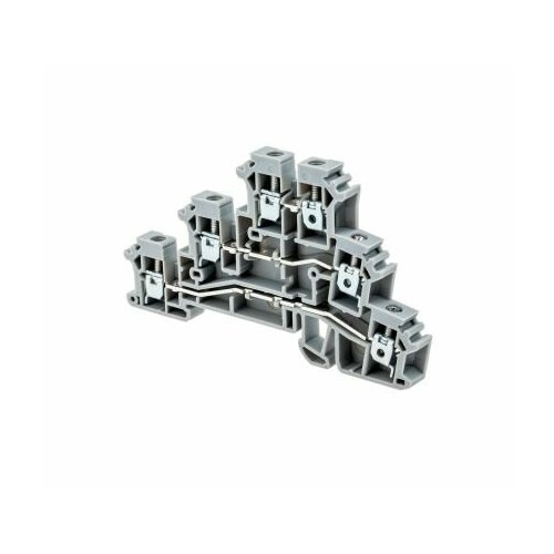 Трехуровневые винтовые клеммы Meyertec MTU-TR2.5, 2,5мм2 (уп.10шт)