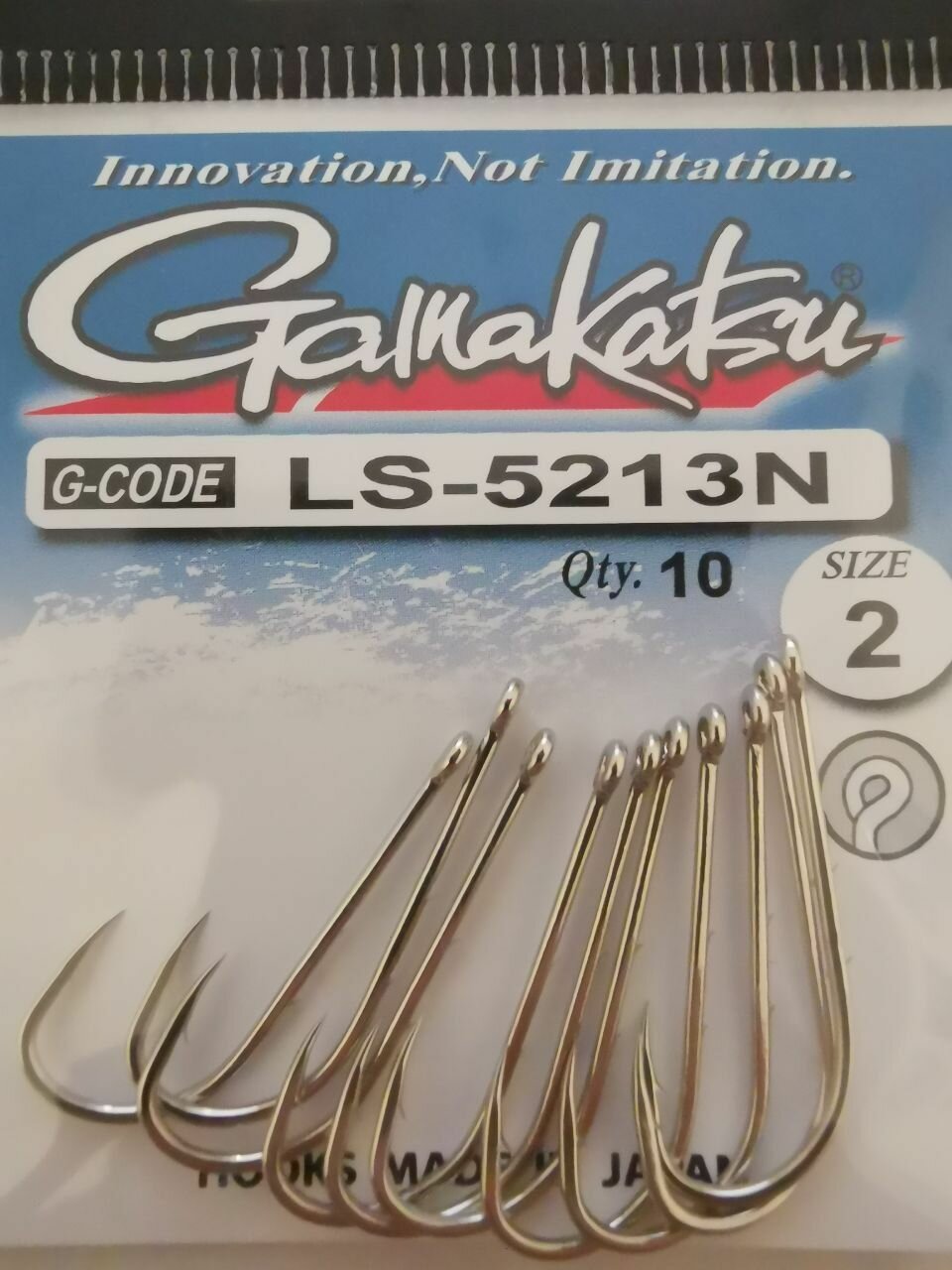 Крючки Gamakatsu LS-5213N № 2 (10шт)