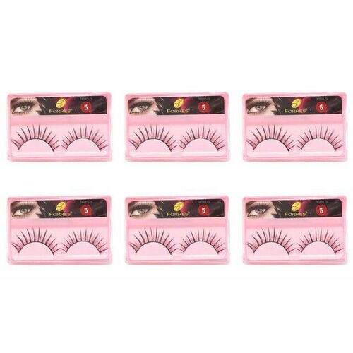 Farres cosmetics Накладные ресницы M002-05 6 упаковок 703₽
