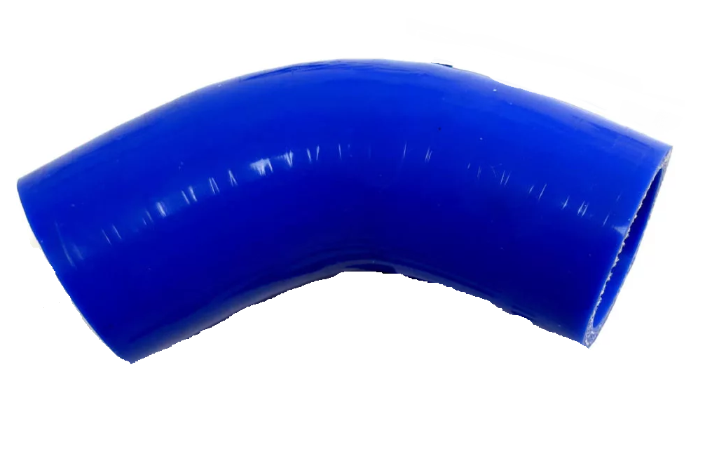 фото Патрубок радиатора подводящий верхний силикон ГАЗ-53 53-1303010 (Megapower)