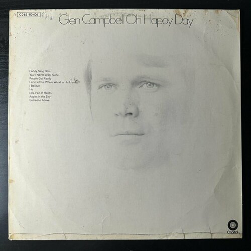 Виниловая пластинка Glen Campbell Oh Happy Day (Германия 1970г.)