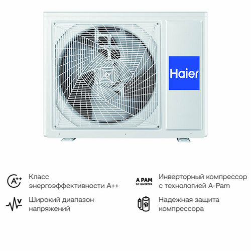 Наружный блок мульти-сплит системы Haier 3U70S2SR5FA (R32) белый