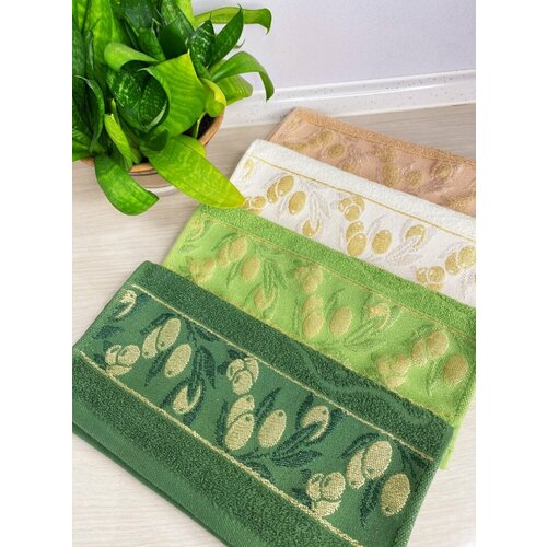 Набор кухонных полотенец, Махровая фактура, 30x54, 4шт