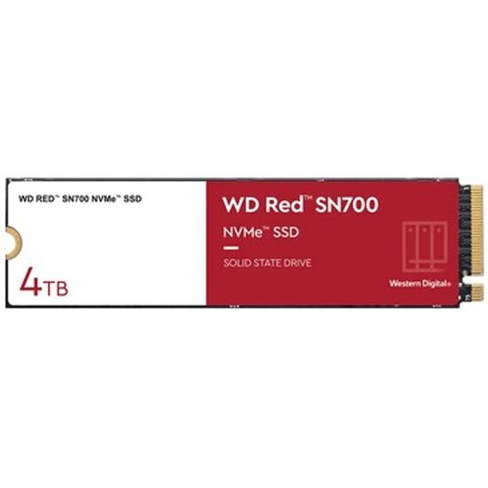 SSD диск Western Digital M.2 Red SN700 4TB PCIe 3.0 x4 (WDS400T1R0C)