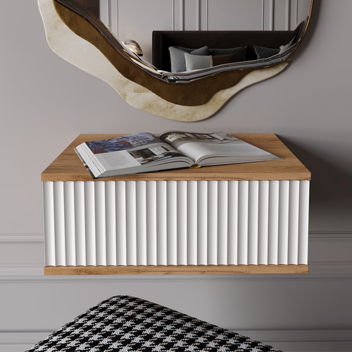 Изображение товара Консоль в прихожую с выдвижным ящиком "Лестер" 54.3х40.7х21.6, белый