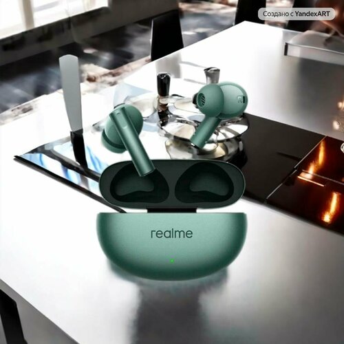 Беспроводные наушники TWS Realme Buds Air 6 RMA2402 зелёный 5350₽