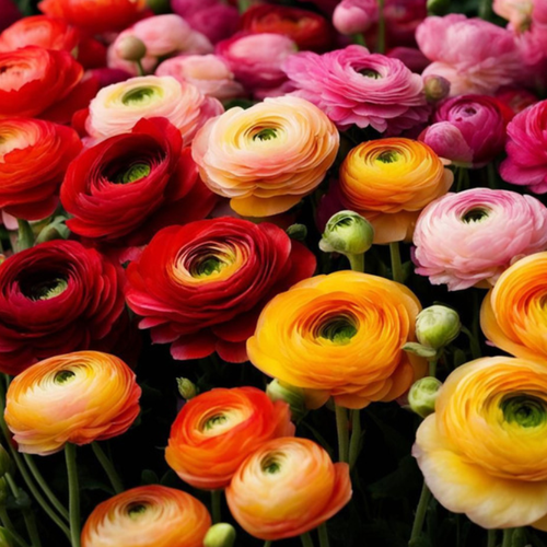 Лютик Садовый ( Ранункулюс ) Микс 10 шт